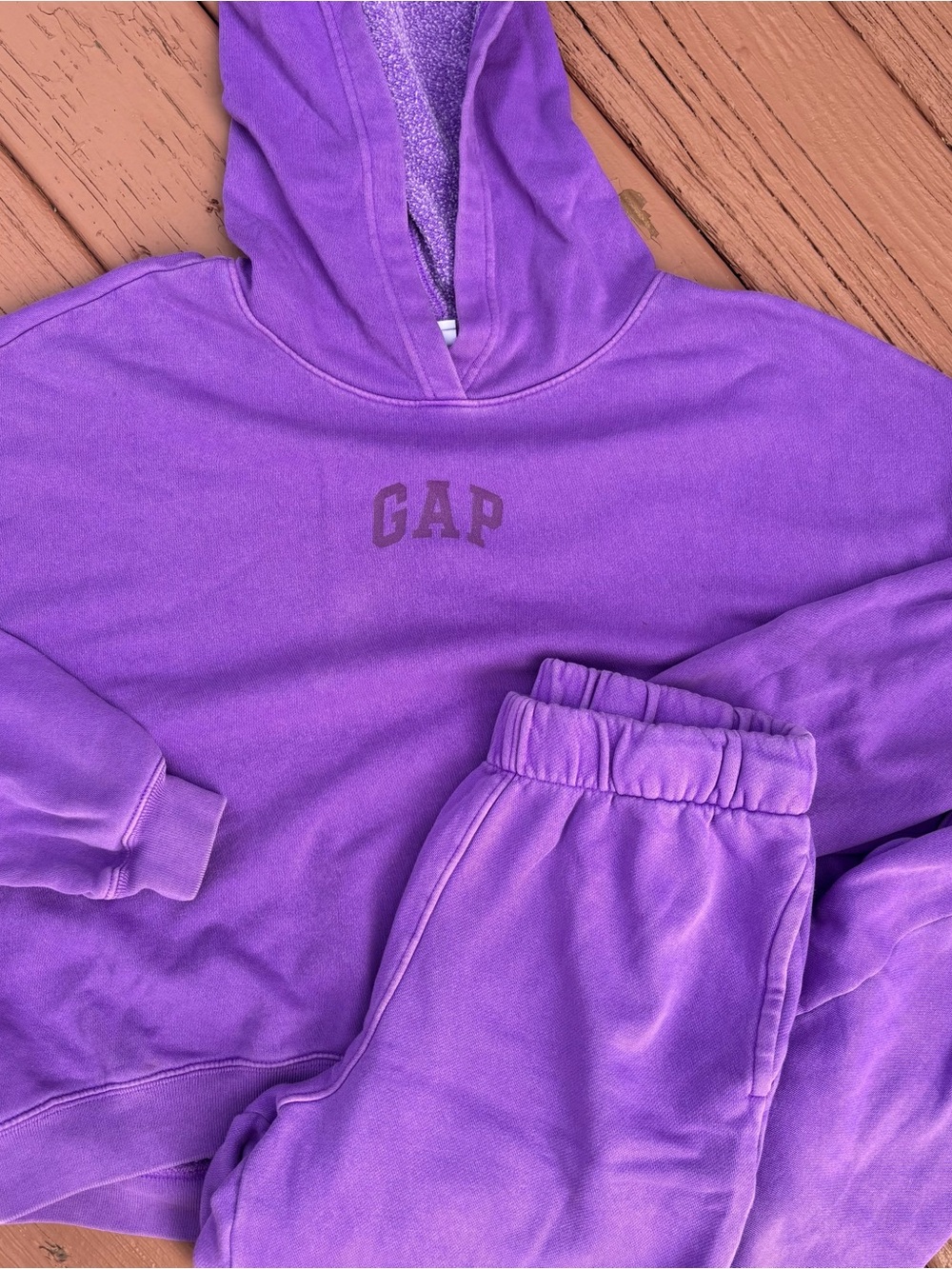 GAP Purple Hoodie and Sweats Set Size Small Loungewear Lightweight